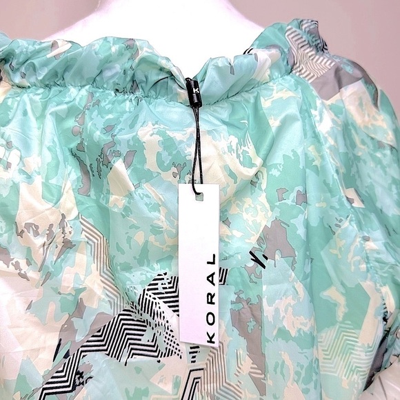 NWT KORAL Psychedelic Zephyr Cropped Workout Jacket Size Small - Picture 5 of 12